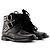 Autre Marque SAINT LAURENT - Stivaletti Saint Laurent in pelle liscia e velluto nero (T35.5)