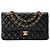 CHANEL - Borsa a tracolla Classique/Timeless 11.12 Chanel in pelle liscia nera Nero