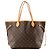 LOUIS VUITTON - Borsa tote Louis Vuitton Neverfull MM in tela monogram coated Marrone