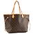 LOUIS VUITTON - Borsa tote Louis Vuitton Neverfull MM in tela monogram coated Marrone - vista 2