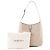 Autre Marque SAINT LAURENT - Bolsa de ombro Saint Laurent 5 à 7 em couro granulado bege - vista 8
