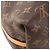 LOUIS VUITTON - Borsa tote CarryAll MM Louis Vuitton in tela monogram coated Marrone - vista 12