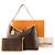 LOUIS VUITTON - Borsa tote CarryAll MM Louis Vuitton in tela monogram coated Marrone - vista 14