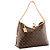 LOUIS VUITTON - Borsa tote CarryAll MM Louis Vuitton in tela monogram coated Marrone - vista 3