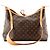 LOUIS VUITTON - Borsa tote CarryAll MM Louis Vuitton in tela monogram coated Marrone - vista 4