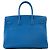 HERMÈS - Borsa a mano Birkin 35 Hermès in pelle togo bleu zellige Blu - vista 3