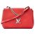 LOUIS VUITTON - Borsa a tracolla Louis Vuitton Lockme II BB in pelle grana rossa Rosso