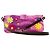 FENDI - Borsa a tracolla Fendi Baguette in lana patchwork viola Porpora - vista 3