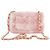 CHANEL - Borsa a tracolla Mini Rectangle Classique/Timeless Chanel in tweed rosa - vista 3