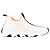 HERMÈS - Sneakers Eclair Hermès in tela bianca e arancione (T37) Bianco - vista 2