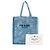 PRADA - Borsa tote in crochet Prada in rafia blu - vista 6