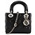 Autre Marque DIOR - Borsa a tracolla Lady Dior mini in pelle cannage nera Nero