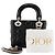Autre Marque DIOR - Borsa a tracolla Lady Dior mini in pelle cannage nera Nero - vista 10