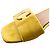 Autre Marque DIOR - Sandali con tacco CD Dior in velluto dorato (T38) D'oro - vista 5