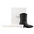 Autre Marque DIOR - Botas LA Dior de piel lisa negra (T37) Negro - vista 8