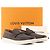 LOUIS VUITTON - Mocasines LV Resort Louis Vuitton en cuero granulado marrón (T42,5) Castaño - vista 10