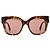 FENDI - Occhiali da sole Fendi in metallo dorato e acetato monogrammato marrone - vista 2
