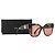 FENDI - Occhiali da sole Fendi in metallo dorato e acetato monogrammato marrone - vista 6