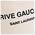 Autre Marque SAINT LAURENT - Borsa Saint Laurent Cabas Rive Gauche in tela beige e pelle marrone Metallico - vista 5