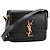 Autre Marque SAINT LAURENT - Borsa a tracolla Solferino small Saint Laurent in pelle liscia nera Nero - vista 2