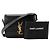 Autre Marque SAINT LAURENT - Borsa a tracolla Solferino small Saint Laurent in pelle liscia nera Nero - vista 8