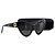 GUCCI - Occhiali da sole Gucci a farfalla in acetato nero - vista 6