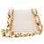 CHANEL - Borsa a tracolla Classique/Timeless Chain in pelle stropicciata bianca Bianco - vista 3