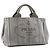 PRADA - Bolso Tote Prada Canapa PM en denim gris - vista 2