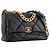 CHANEL - Borsa a tracolla Chanel 19 modello grande in pelle liscia nera Nero - vista 2