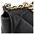 CHANEL - Borsa a tracolla Chanel 19 modello grande in pelle liscia nera Nero - vista 6