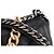 CHANEL - Borsa a tracolla Chanel 19 modello grande in pelle liscia nera Nero - vista 7