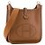 HERMÈS - Sac à bandoulière Evelyne 16 Hermès en cuir clémence marron gold - vue 2