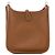 HERMÈS - Sac à bandoulière Evelyne 16 Hermès en cuir clémence marron gold - vue 3