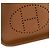 HERMÈS - Sac à bandoulière Evelyne 16 Hermès en cuir clémence marron gold - vue 5