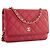 CHANEL - Borsa a tracolla Wallet on Chain Classic/Timeless Chanel in pelle liscia rosa - vista 2