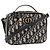 Autre Marque DIOR - Borsa a tracolla 30 Montaigne Pouch Dior in tela Dior Oblique blu navy e beige - vista 2