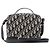 Autre Marque DIOR - Borsa a tracolla 30 Montaigne Pouch Dior in tela Dior Oblique blu navy e beige - vista 3