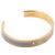 Autre Marque DIOR - Bracciale rigido Code Dior in metallo dorato e smalto blu - vista 3