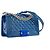 CHANEL - Chanel Boy Schultertasche medium aus dunkelblauem Lackleder Marineblau - Ansicht 2