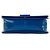 CHANEL - Chanel Boy Schultertasche medium aus dunkelblauem Lackleder Marineblau - Ansicht 4
