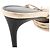 Autre Marque SAINT LAURENT - Sandali con lacci Saint Laurent in pelle beige (T37) - vista 6
