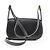 Borsa a tracolla in pelle VLogo Valentino Garavani in Black Nero - vista 4
