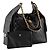 CHANEL - Borsa a tracolla Chanel 25 Large in pelle caviar nera Nero - vista 2