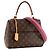 LOUIS VUITTON - Borsa a tracolla Louis Vuitton Cluny BB in tela monogram coated Marrone - vista 2