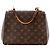 LOUIS VUITTON - Borsa a tracolla Louis Vuitton Cluny BB in tela monogram coated Marrone - vista 3