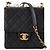CHANEL - Sac à bandoulière Chic Pearls Chanel en cuir lisse noir édition limitée