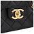 CHANEL - Sac à bandoulière Chic Pearls Chanel en cuir lisse noir édition limitée - vue 4