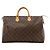 LOUIS VUITTON - Borsa a mano Louis Vuitton Speedy 40 in tela monogram recubierta Marrone