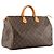 LOUIS VUITTON - Borsa a mano Louis Vuitton Speedy 40 in tela monogram recubierta Marrone - vista 2