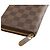 LOUIS VUITTON - Cartera Zippy Louis Vuitton en toile enduite damier ébène Castaño - vista 4